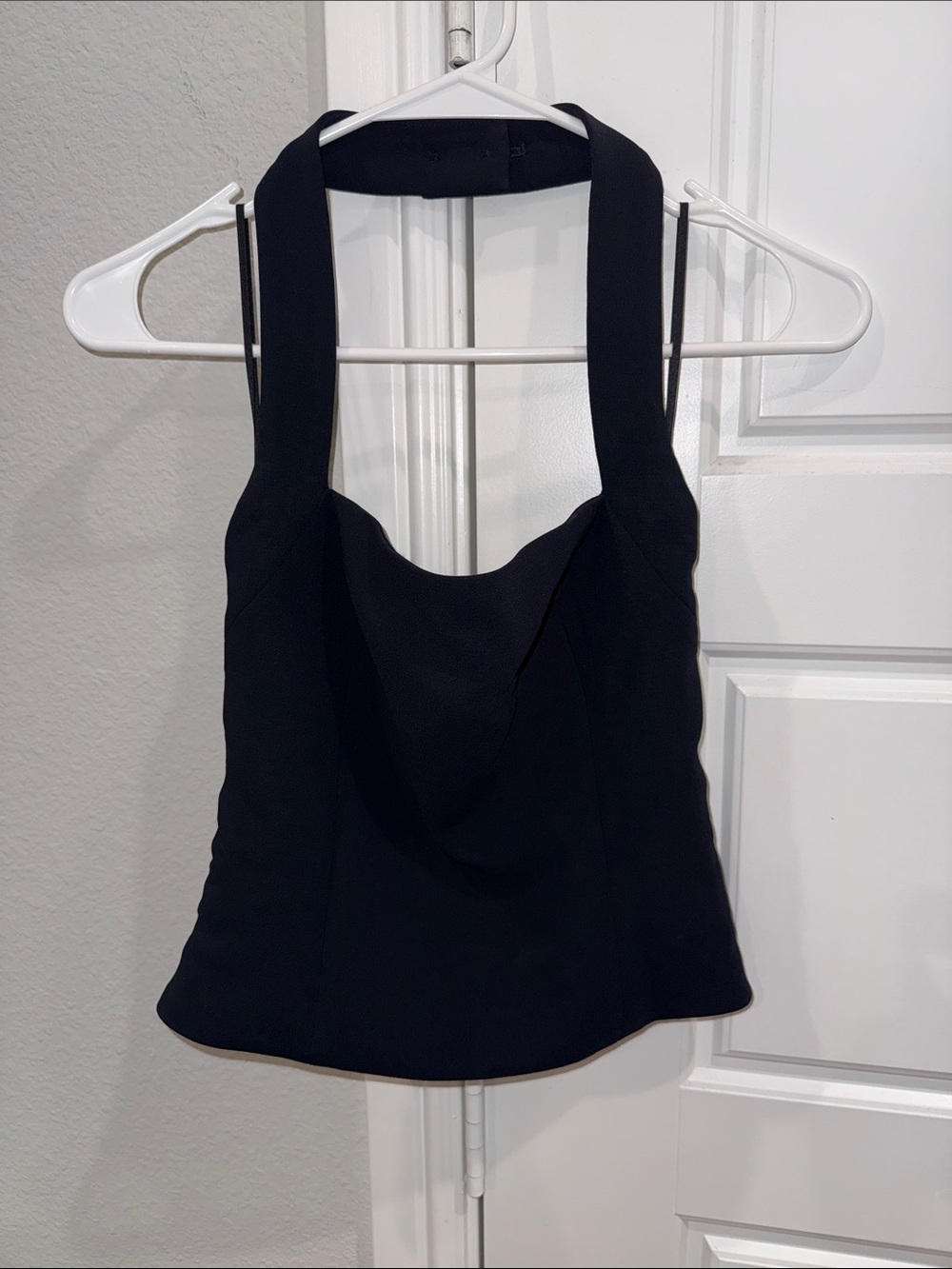 Wilfred Black Draped Halter Camisole